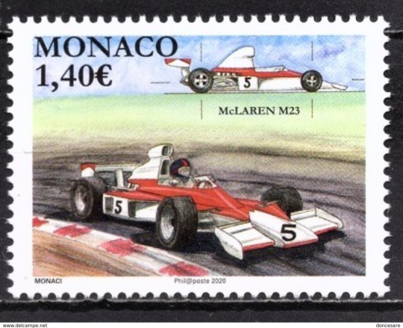 MONACO 2020 - Y.T. N° 3228 / LES VOITURES DE COURSE MYTHIQUES - MC LAREN M23 - NEUF ** - Unused Stamps
