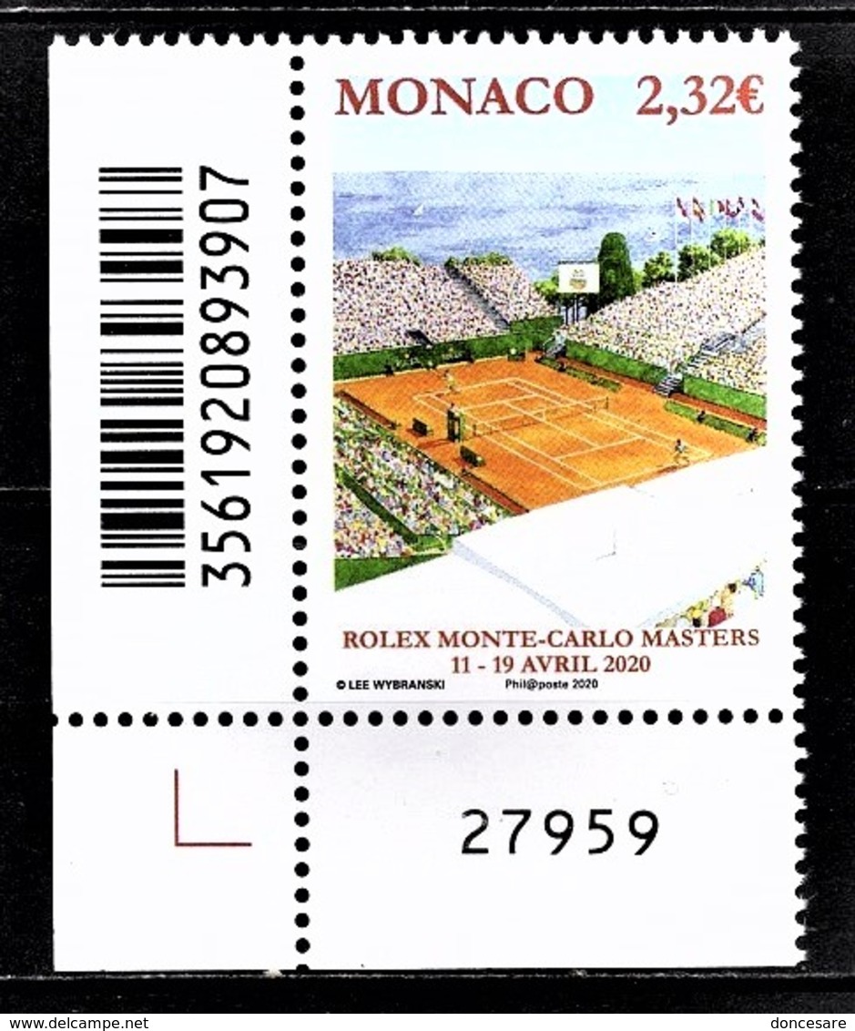 MONACO 2020 - Y.T. N° 3231 /ROLEX MONTE-CARLO MASTERS 2020 - NEUF ** - Unused Stamps