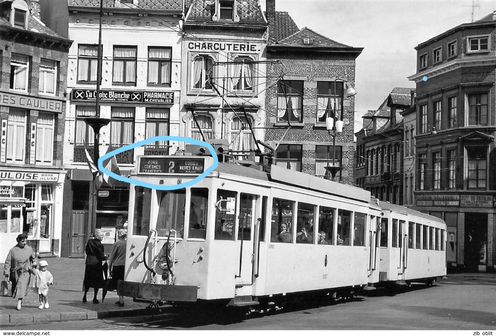 PHOTO  TRAM 2 MONS CUESMES FRAMERIES EUGIES WASMES DOUR REPRO - Mons