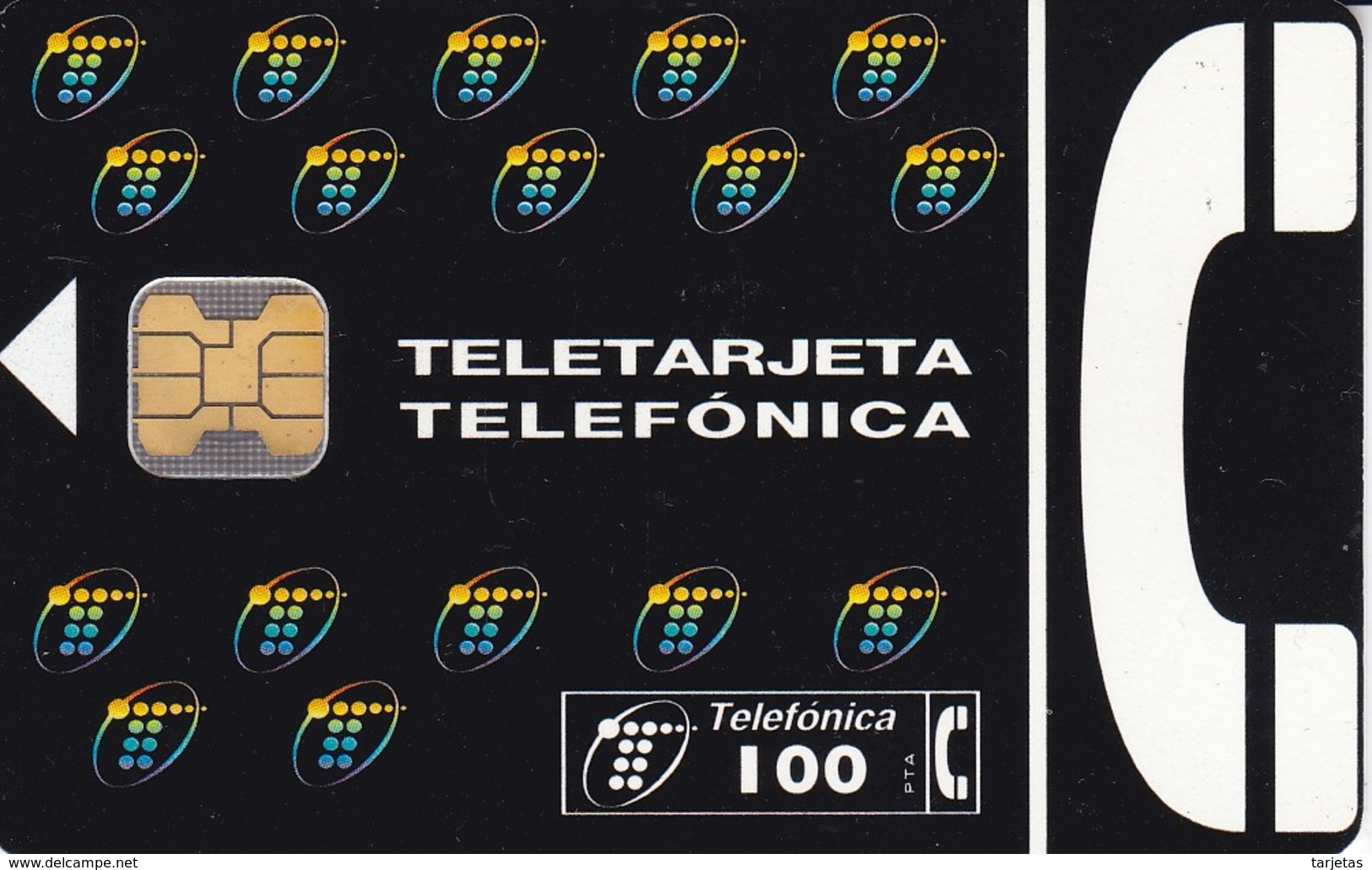 G-008 TARJETA DE 100 PTAS DE TIRADA 9100 Y FECHA 09/95 (números Grandes) - Danke-Schön-Karten