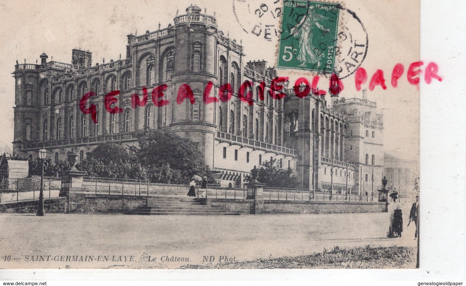 78 - ST SAINT GERMAIN EN LAYE- LE CHATEAU   1912 - YVELINES - St. Germain En Laye (castle)