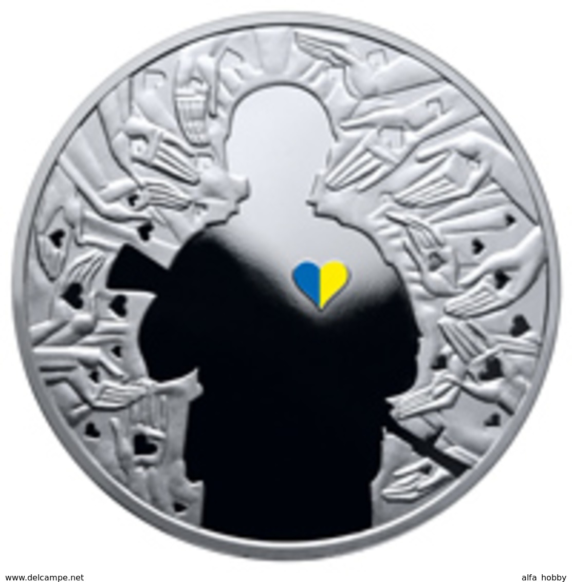 Ukraine Starts With You, 2016, 5  Gr  Grivny, Proof Soldier - Ucrania