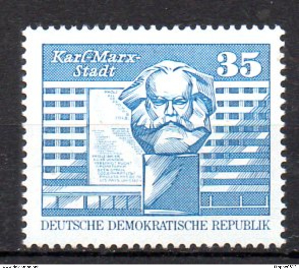 RDA. N°1506 De 1973-4. Marx. - Karl Marx