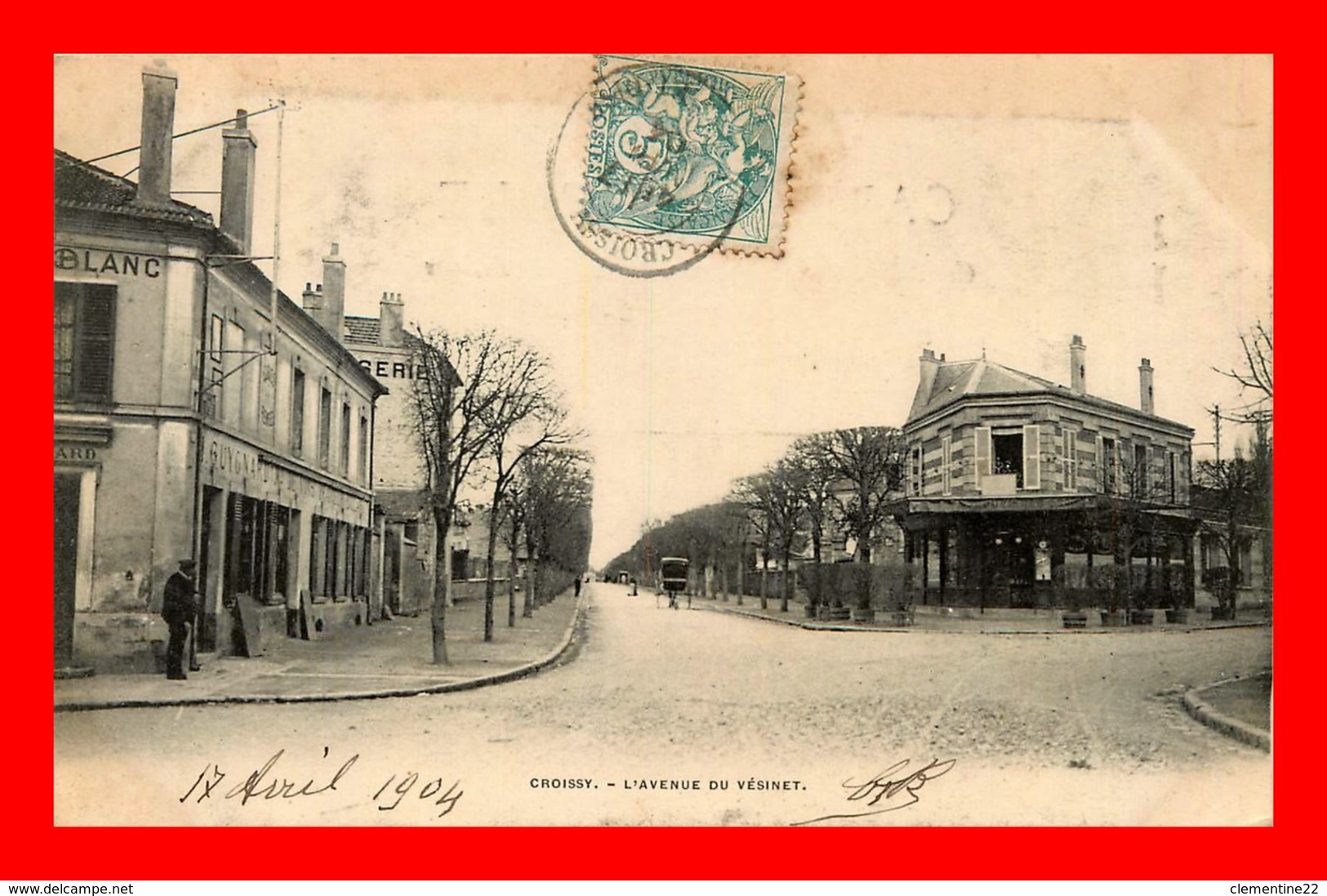 Croissy * L'avenue Du Vésinet   ( Scan Recto Et Verso ) - Croissy-sur-Seine