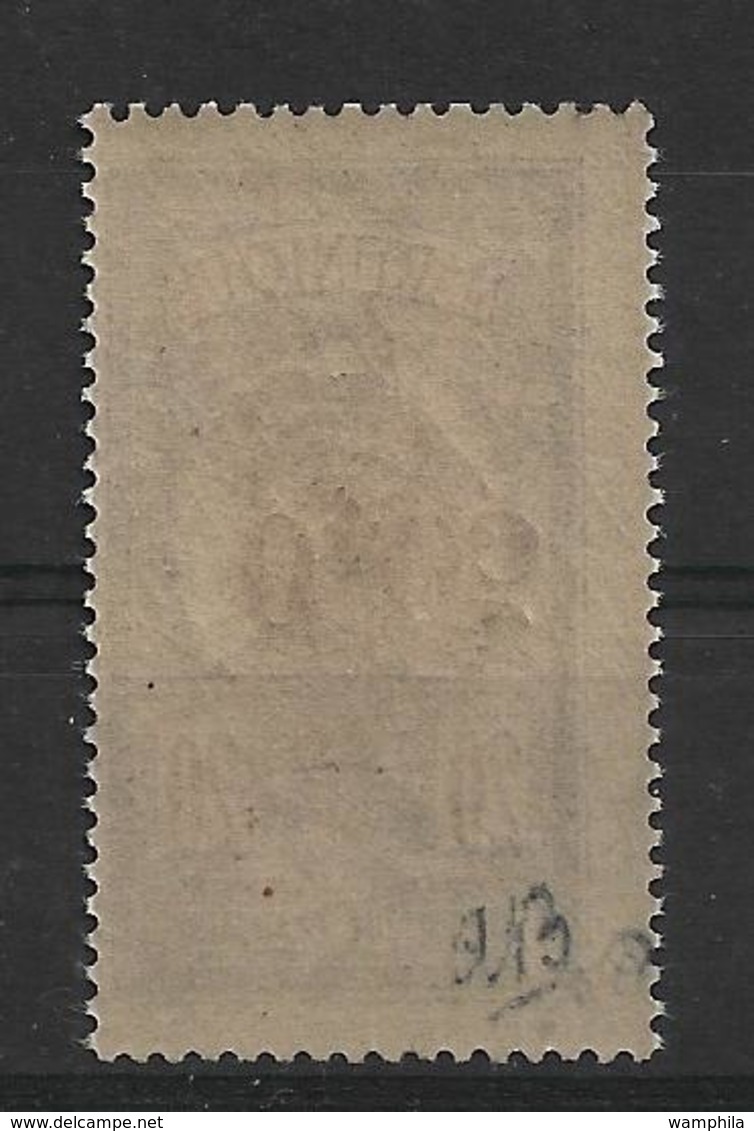 Martinique N° 106a** Variété Surcharge Renversée  Cote 130€. - Unused Stamps