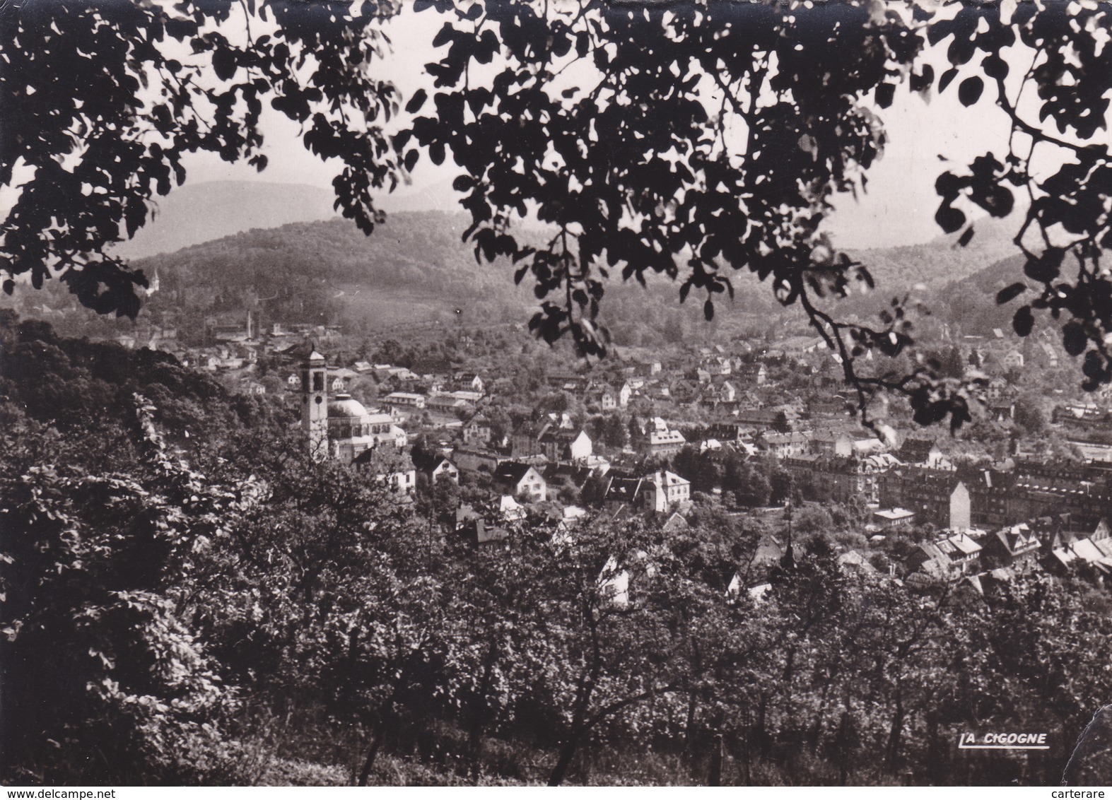 ALLEMAGNE,GERMANY,DEUTSCHLAND,BADE WURTEMBERG,LAND,BADEN-BADEN,CARTE PHOTO LA CIGOGNE - Baden-Baden