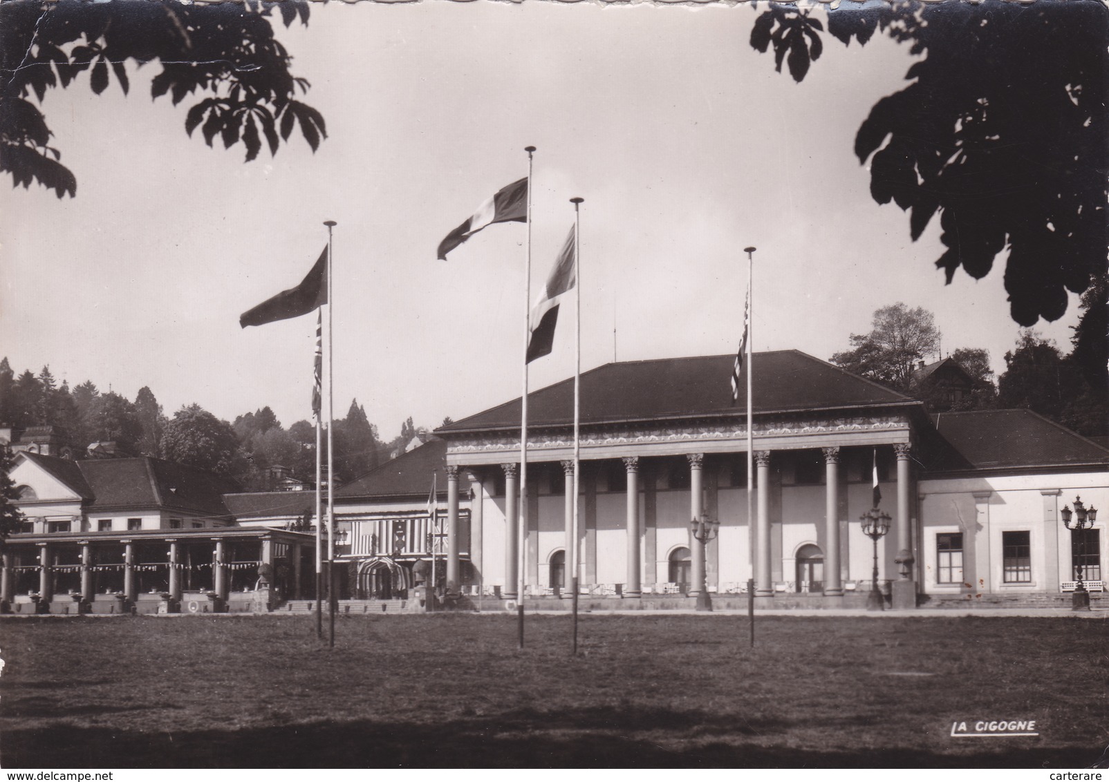 ALLEMAGNE,GERMANY,DEUTSCHLAND,BADE WURTEMBERG,LAND,BADEN-BADEN,CARTE PHOTO LA CIGOGNE,LE CASINO - Baden-Baden