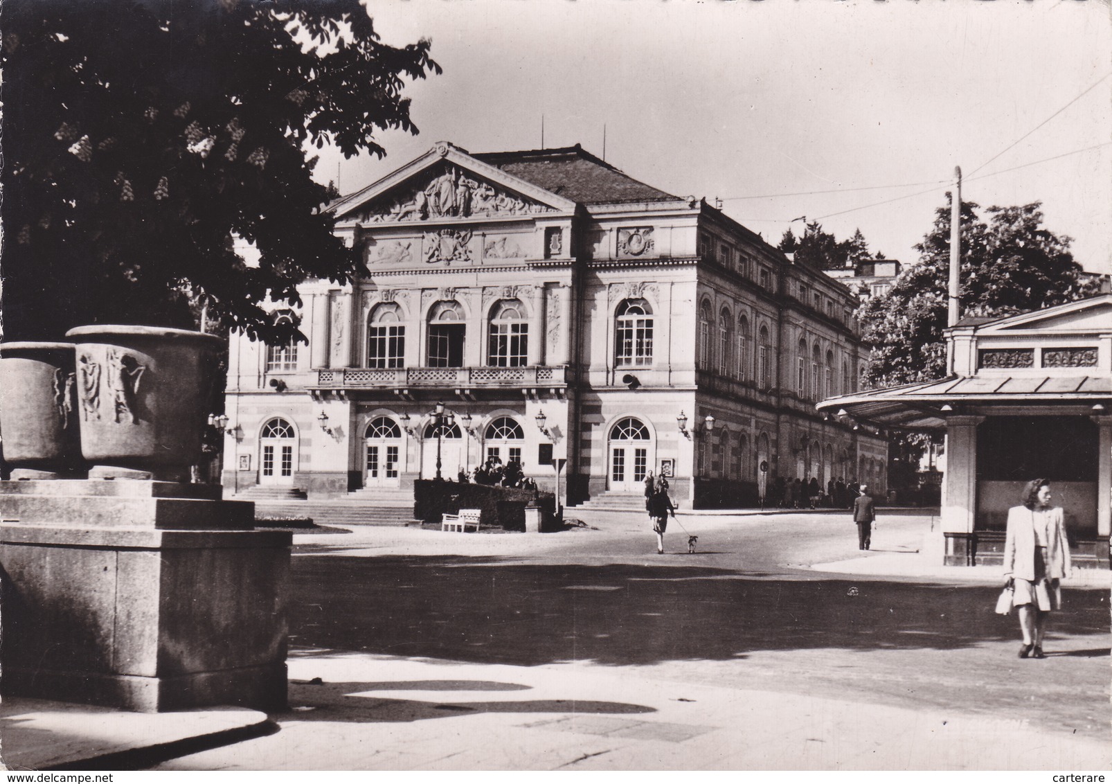 ALLEMAGNE,GERMANY,DEUTSCHLAND,BADE WURTEMBERG,LAND,BADEN-BADEN,CARTE PHOTO LA CIGOGNE,LE THEATRE - Baden-Baden