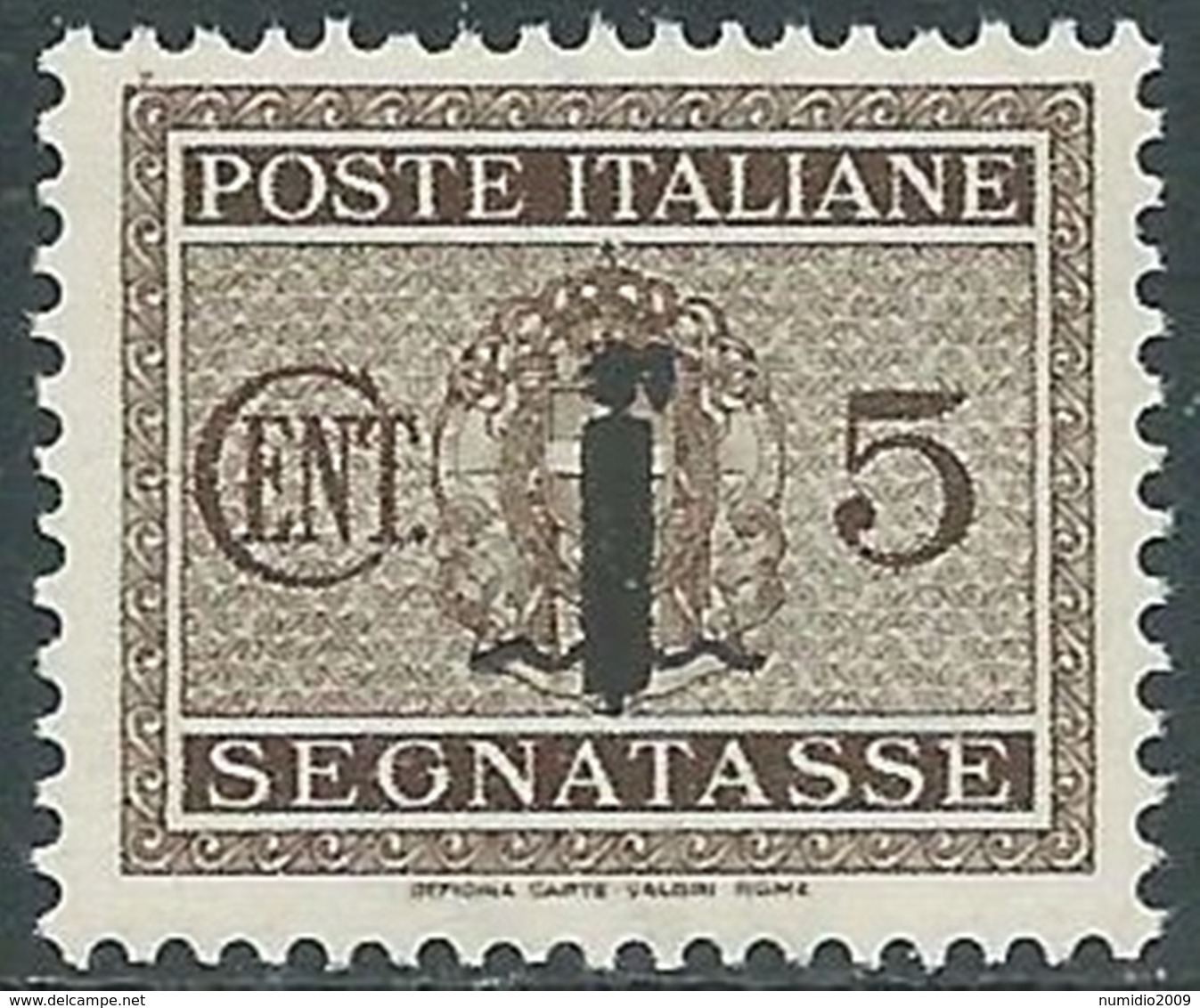 1944 RSI SEGNATASSE 5 CENT MNH ** - RC29-8 - Taxe