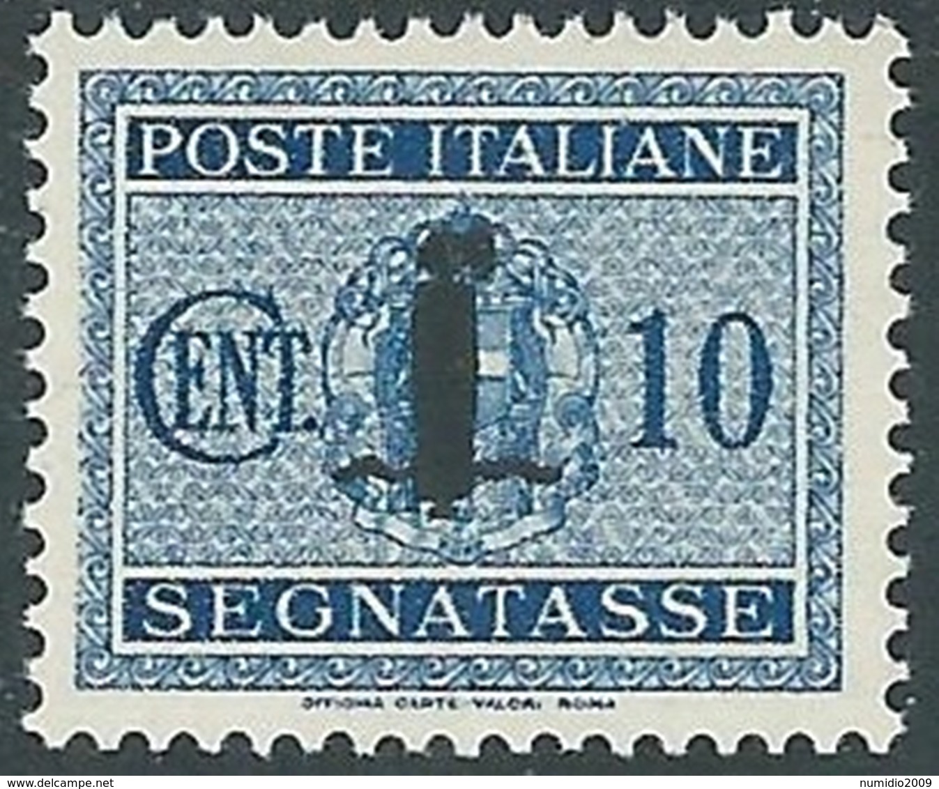 1944 RSI SEGNATASSE 10 CENT MH * - RC29-6 - Portomarken