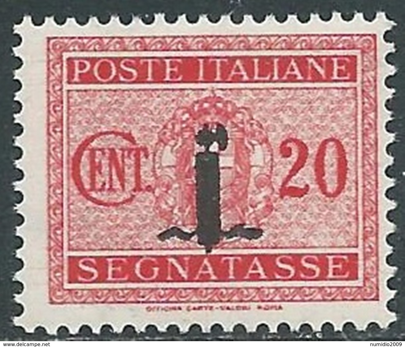 1944 RSI SEGNATASSE 20 CENT MNH ** - RC29-6 - Portomarken