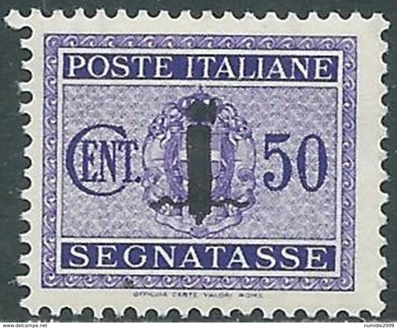 1944 RSI SEGNATASSE 50 CENT MNH ** - RC29-6 - Taxe