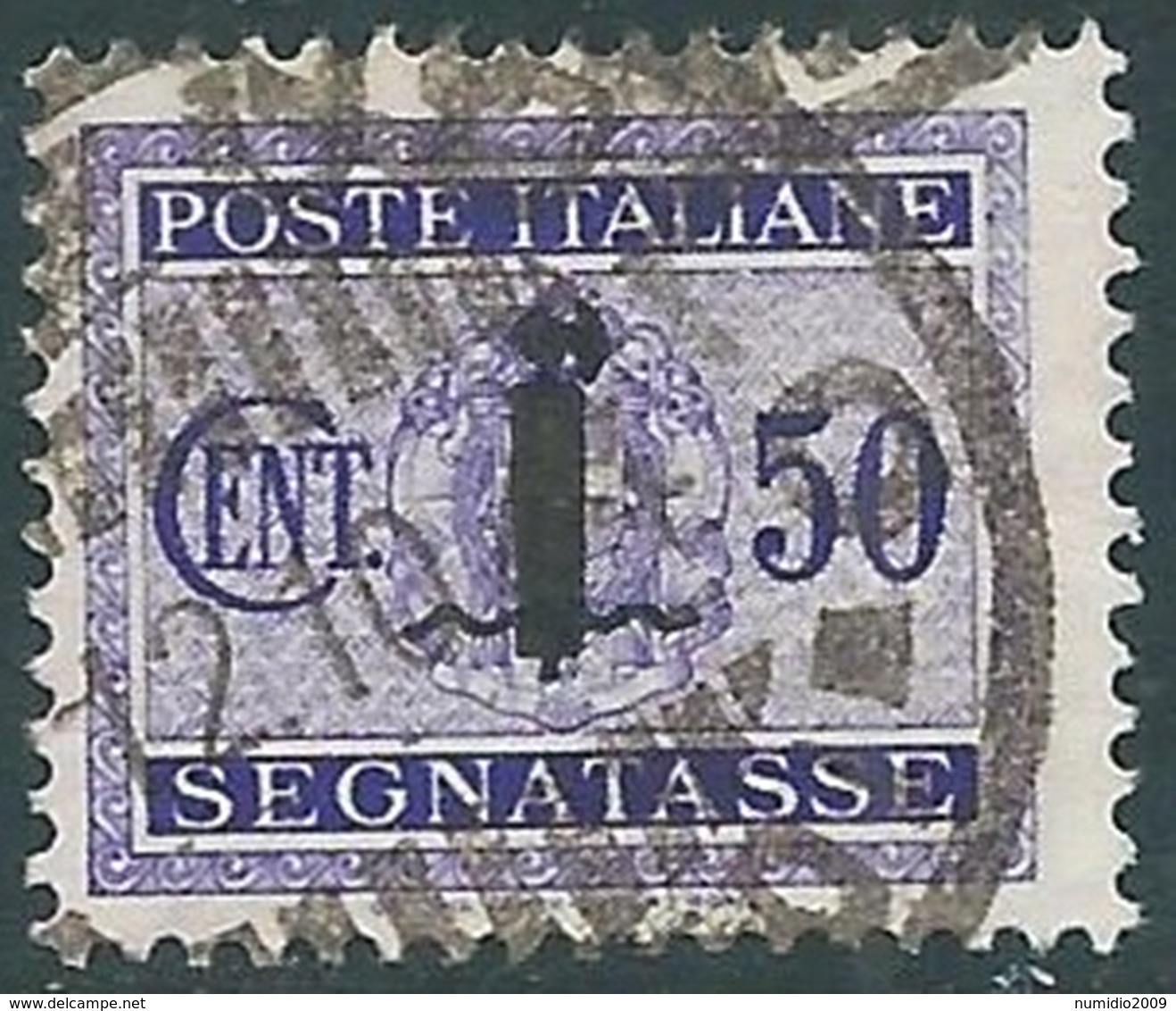 1944 RSI SEGNATASSE USATO 50 CENT - RC13-4 - Taxe