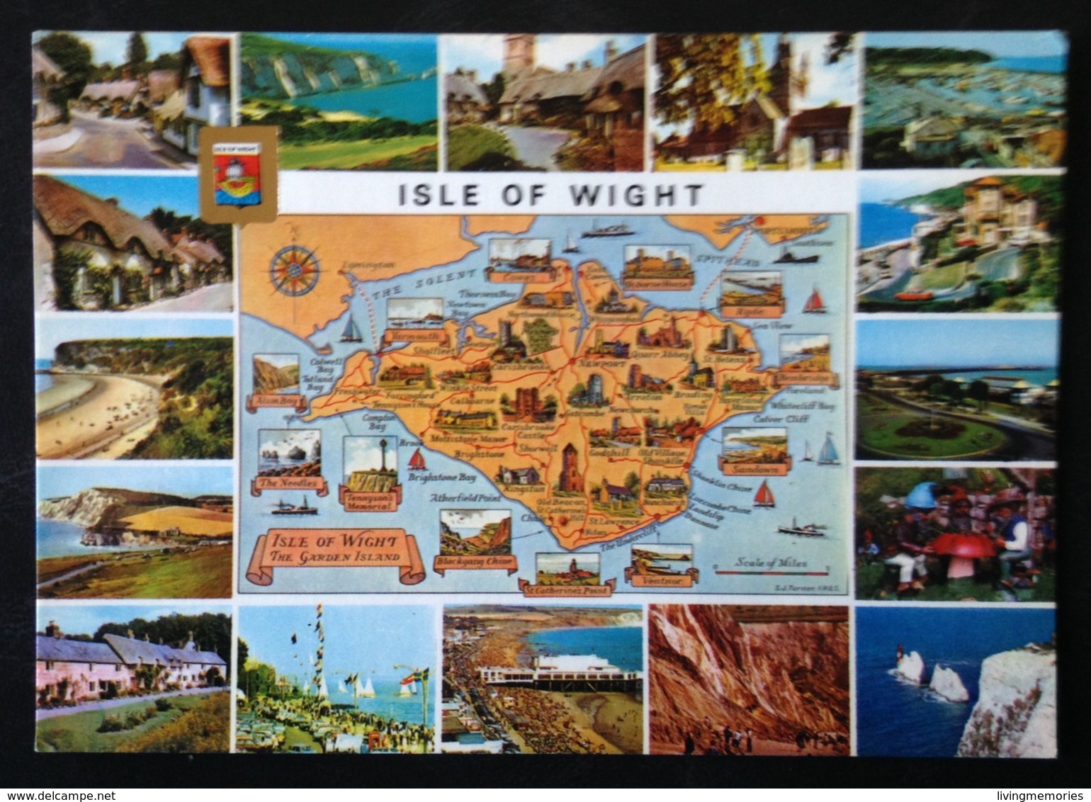 United Kingdom, ISLE OF WHITE, Map And Multiple Views - Isle Of Man