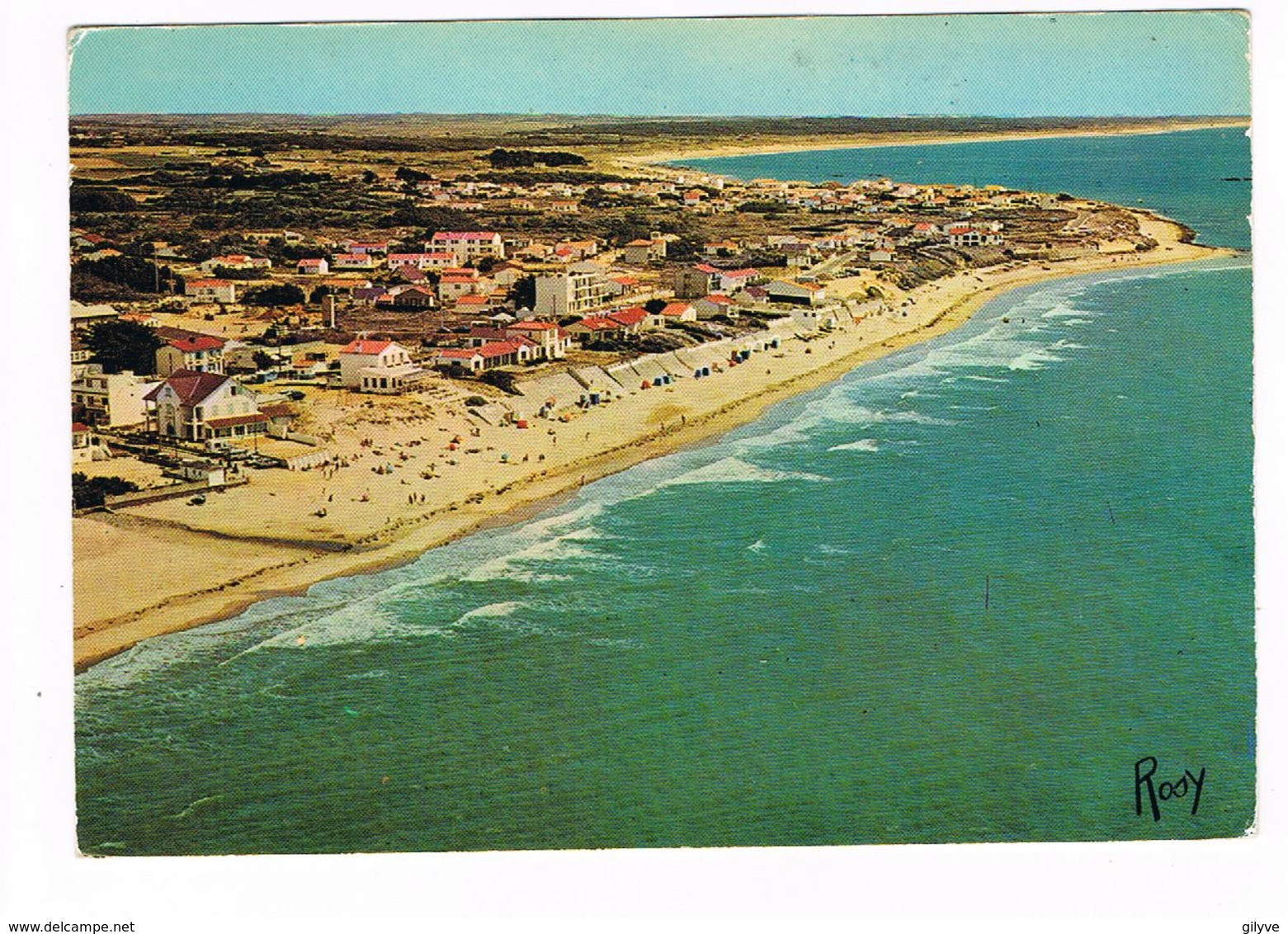 CP (85) Brétignoles Sur Mer.Vue Aérienne.  La Plage.  (A.668) - Bretignolles Sur Mer