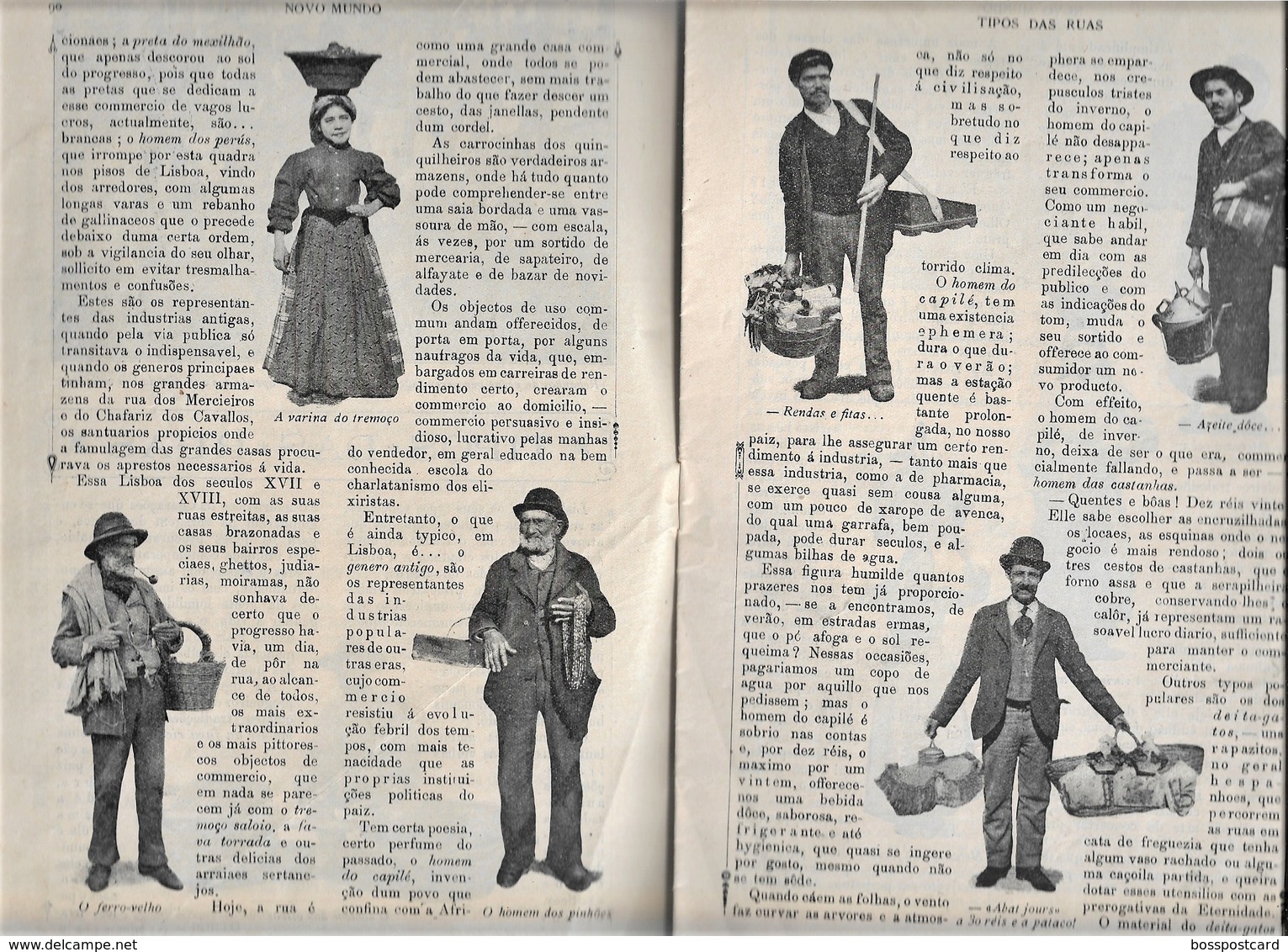 Porto - Gaia - Novo Mundo De Janeiro De 1911 - Publicidade - Portugal - Allgemeine Literatur