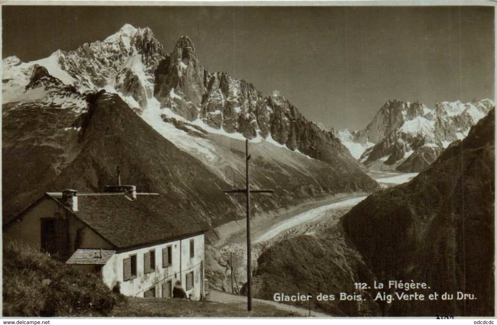 La Flegère  Glacier Des Bois Aig Verte Et Du Dru RV - Chamonix-Mont-Blanc