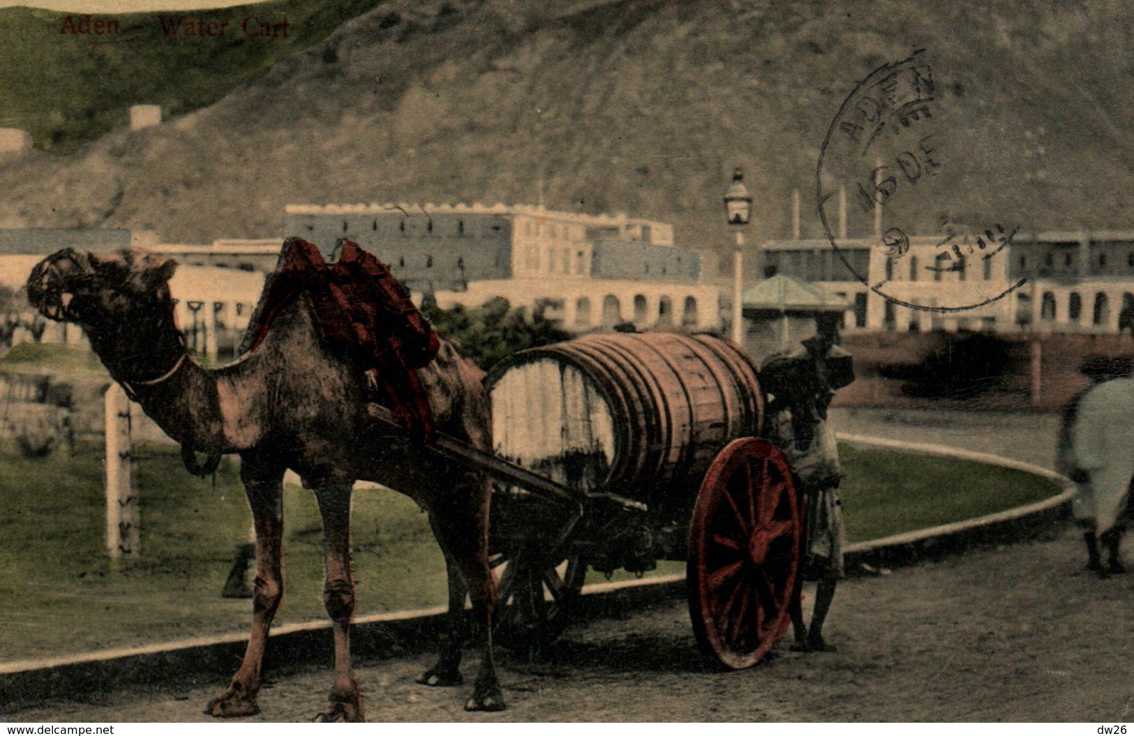 Yemen - Aden, Benghiat Son - Attelage Chameau (Camel Hitch) Hôtel De L'Europe, Turkish Shop - Jemen