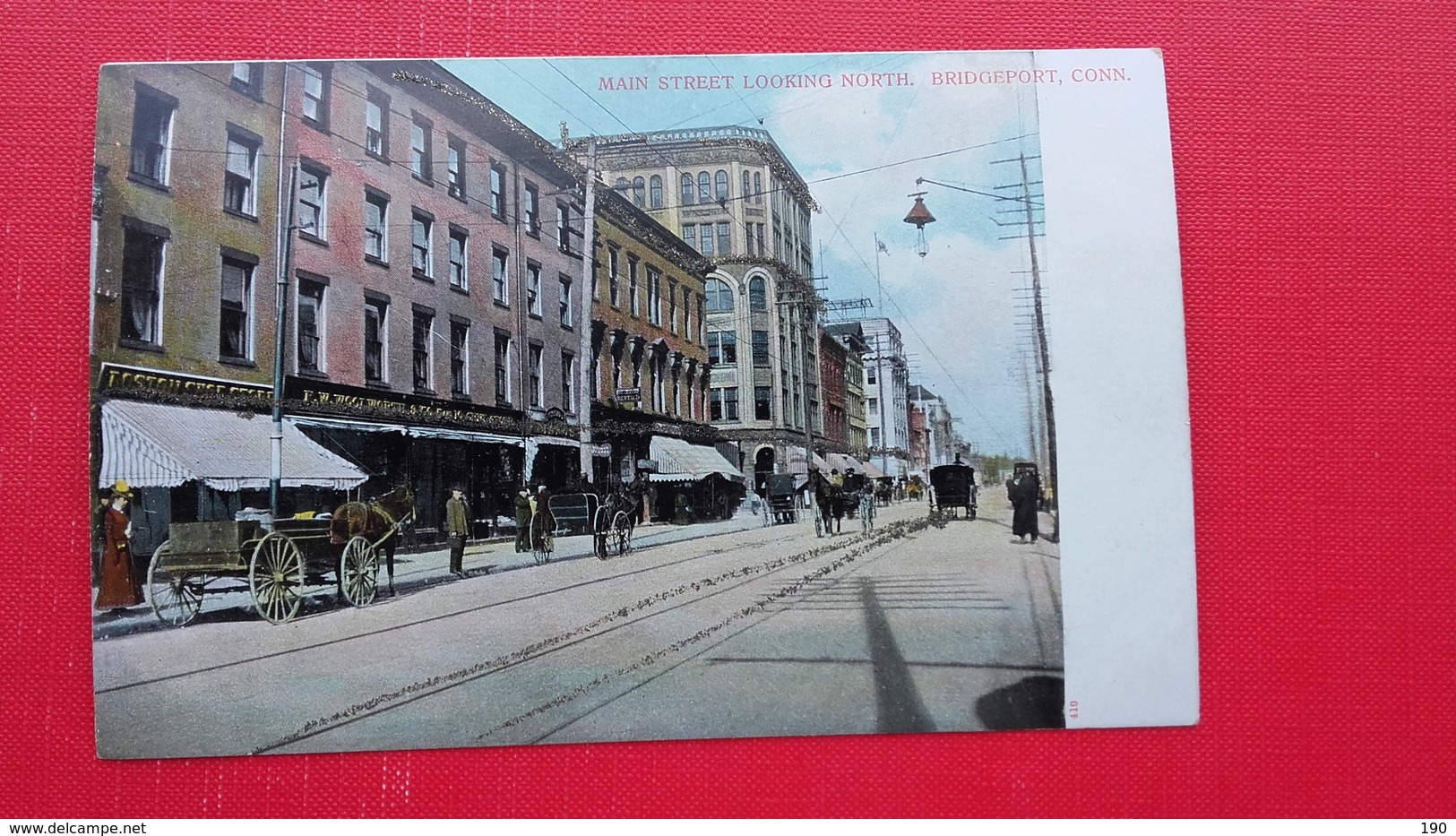 BRIDGEPORT.MAIN STREET LOOKING NORTH - Bridgeport