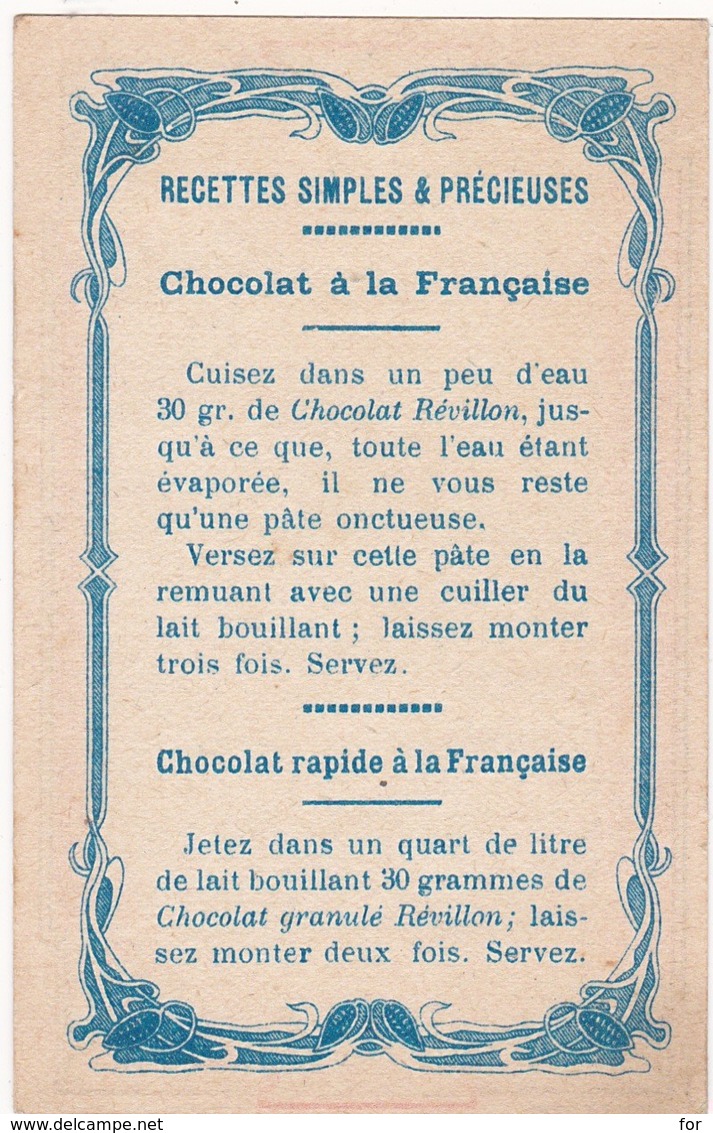 Chromo : Révillon : Interprétations Pour Dessiner Simplement : - Papillons - - Revillon