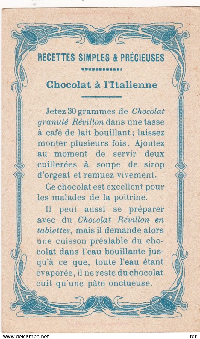 Chromo : Révillon : Interprétations Pour Dessiner Simplement : - Hommes - - Revillon