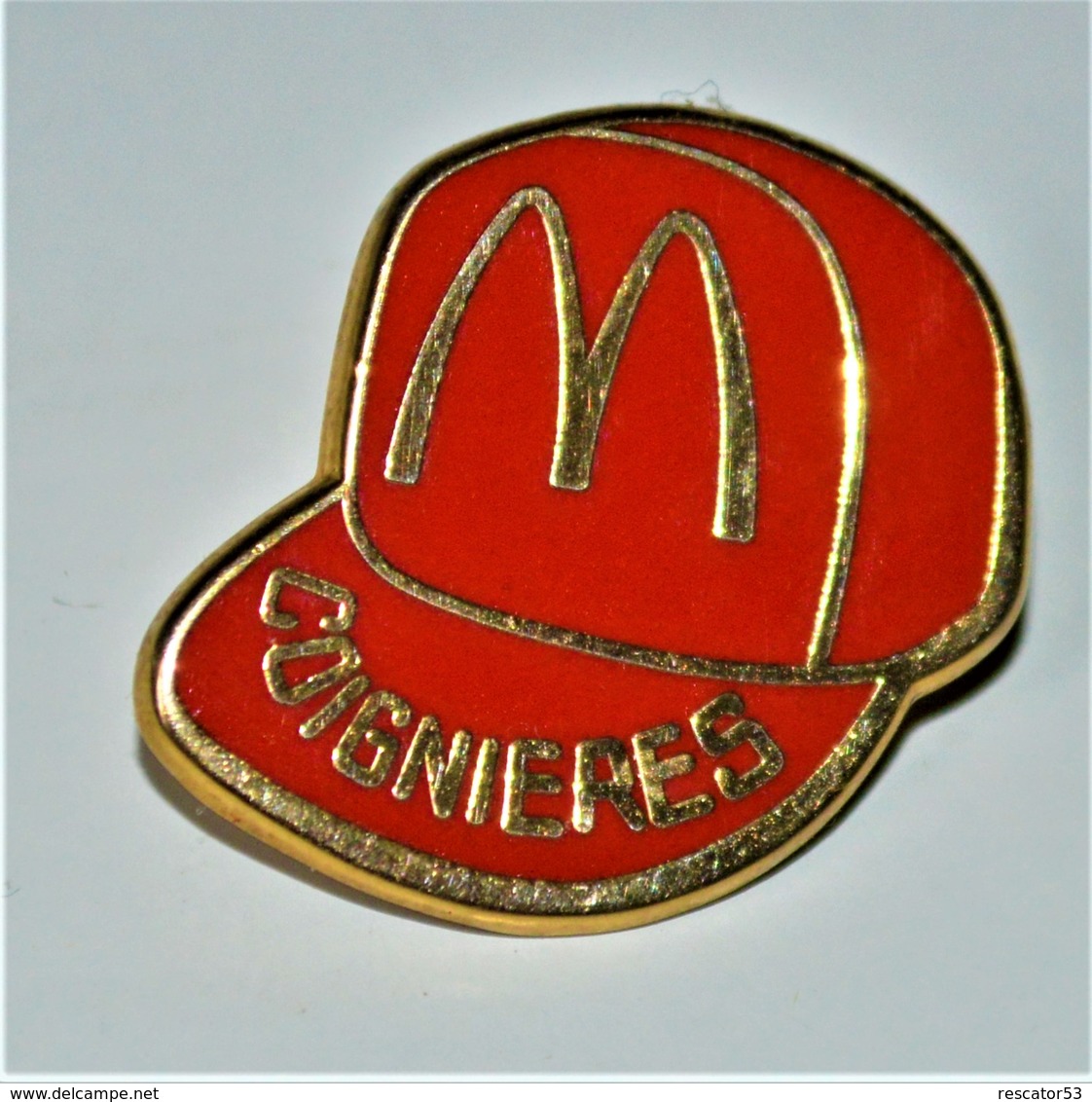 Rare Pin's Casquette Mc Donald's Coignières - McDonald's