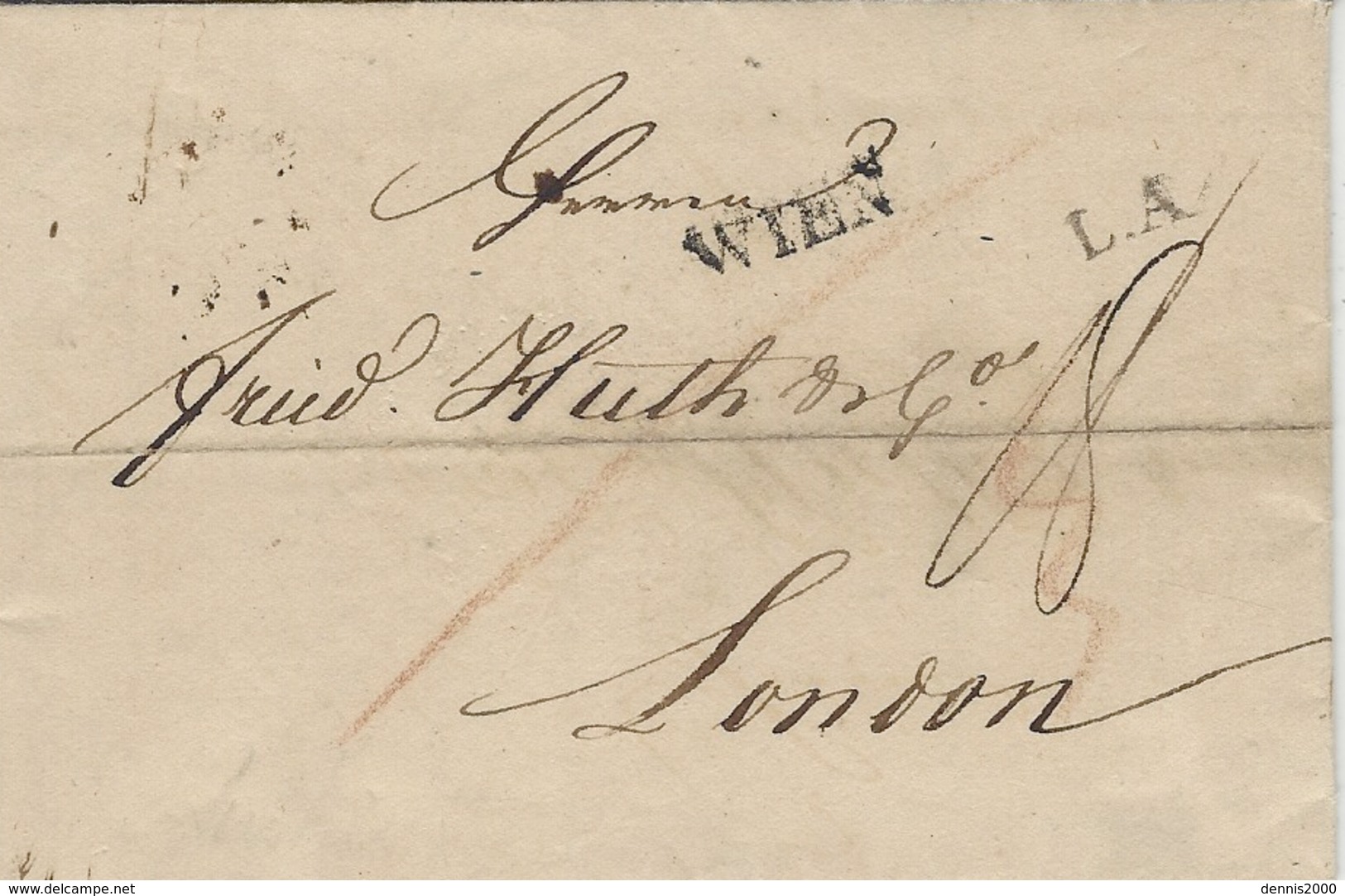1829 - Letter  Fro WIEN  To London  - L.A. ( Lettre Autrichienne ) - ...-1850 Préphilatélie