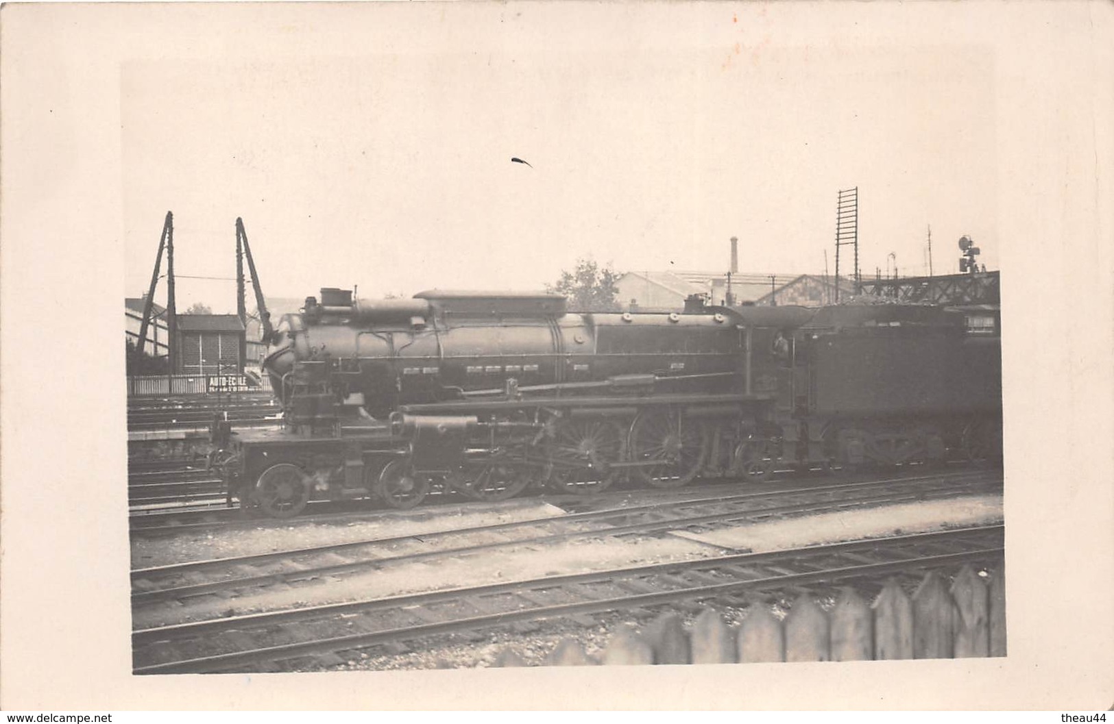 ¤¤   -  Carte-Photo D'une Locomotive En Gare  -  Train   -  Chemin De Fer   -  ¤¤ - Equipment