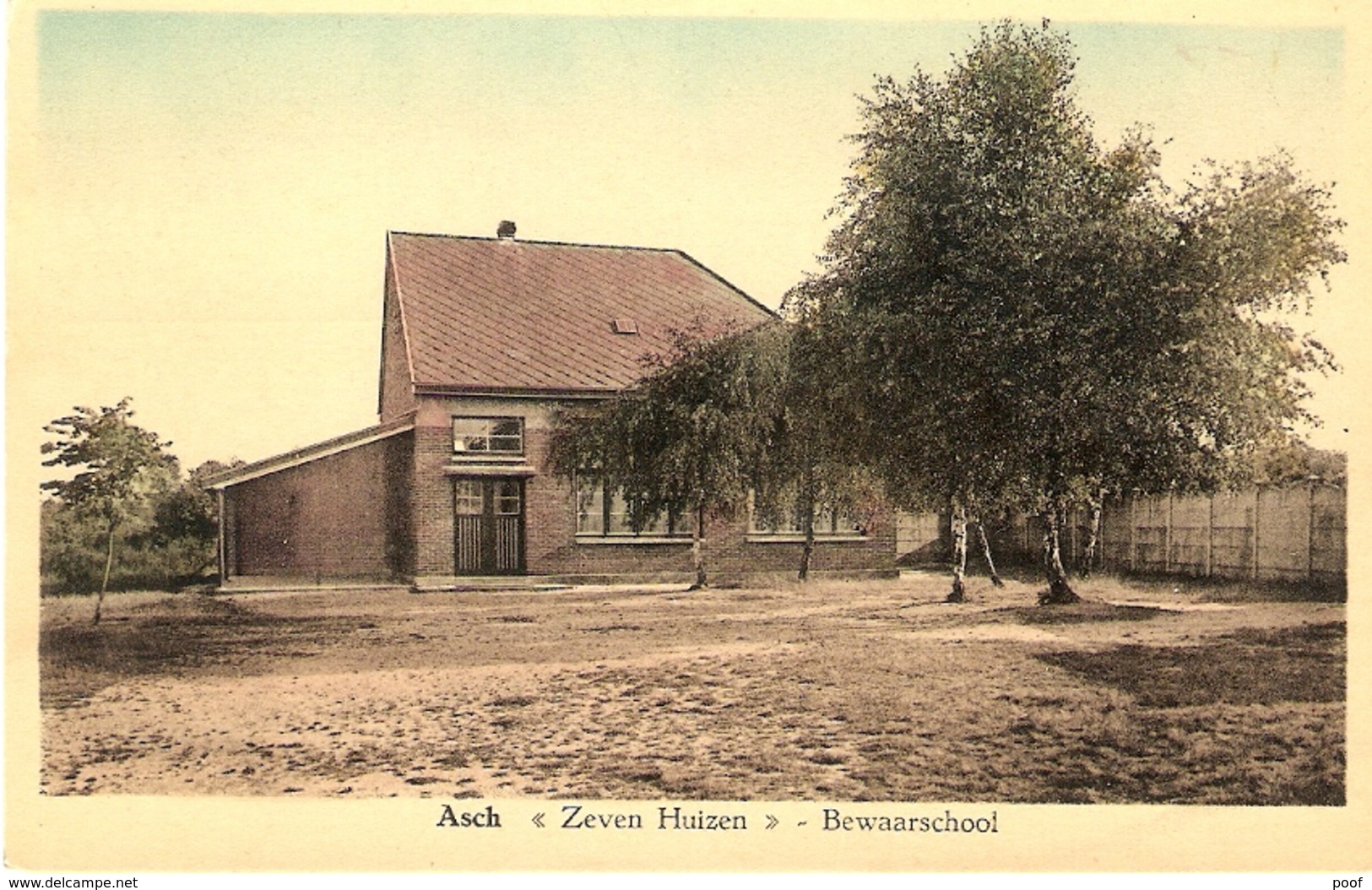 Asch ( As ) : "Zeven Huizen " -- Bewaarschool - As