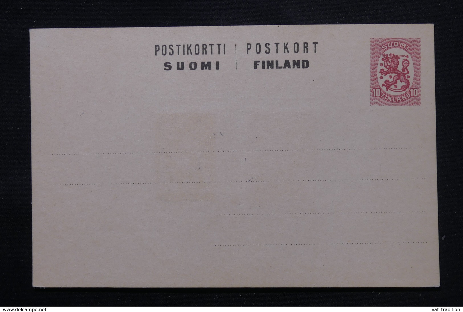 FINLANDE - Oblitération 1er Jour De 1942 ( Livres) Au Verso D'un Entier Postal - L 59225 - Altri & Non Classificati