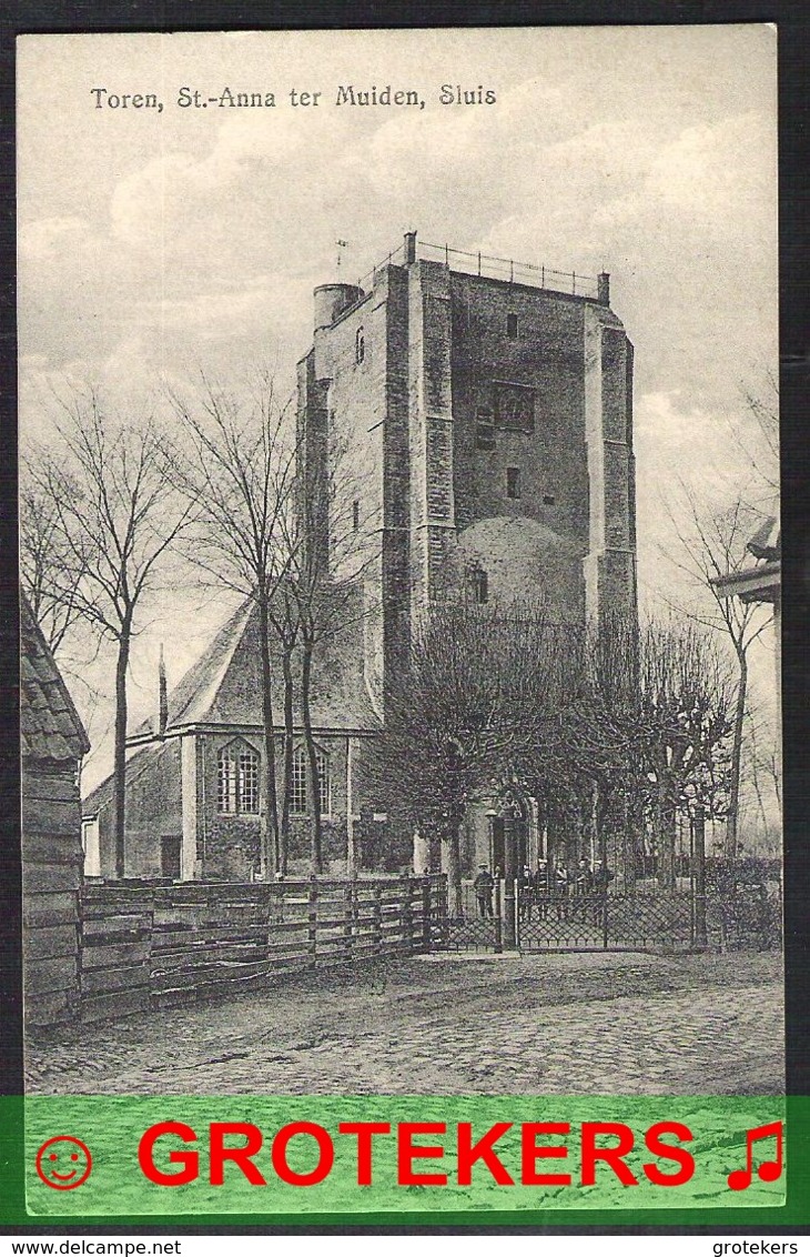 SLUIS Toren St.Anna Ter Muiden 1923 - Sluis