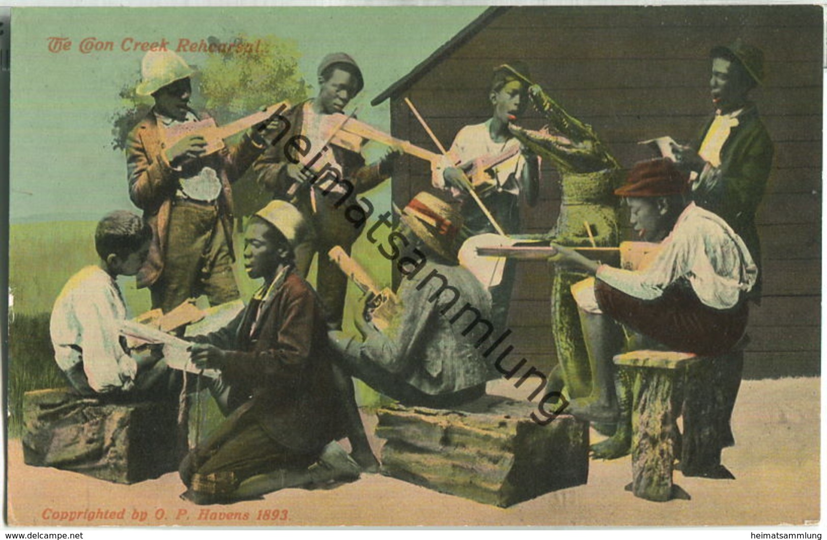 African-Americans - The Coon Creek Rehcarsal - Black Americana