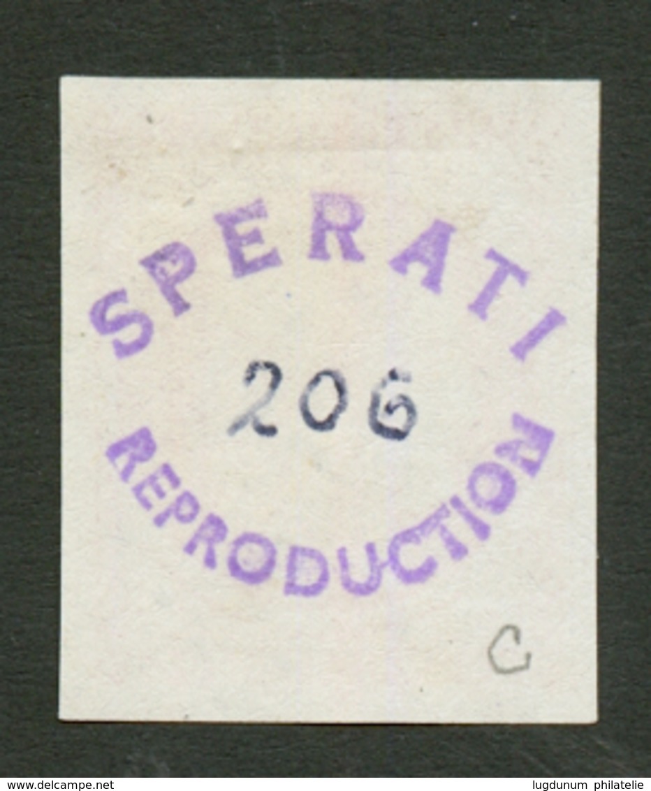 FAUX SPERATI - 40c CERES (n°5) Obl. PC 3300. Superbe. - 1849-1850 Ceres