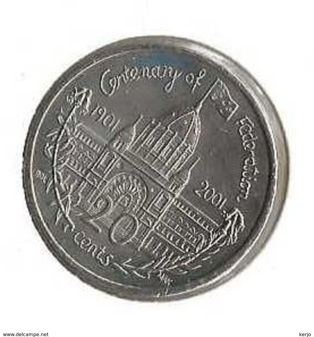 AUSTRALIE 20 Cent 1901-2001 - 20 Cents