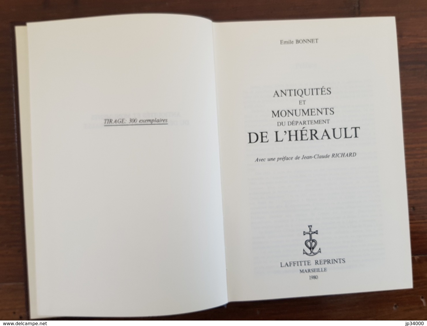 BONNET - Antiquités Et Monuments Du Département De L'Hérault. Tirage 300 Exemplaires. TBE (languedoc, Occitanie) - Languedoc-Roussillon