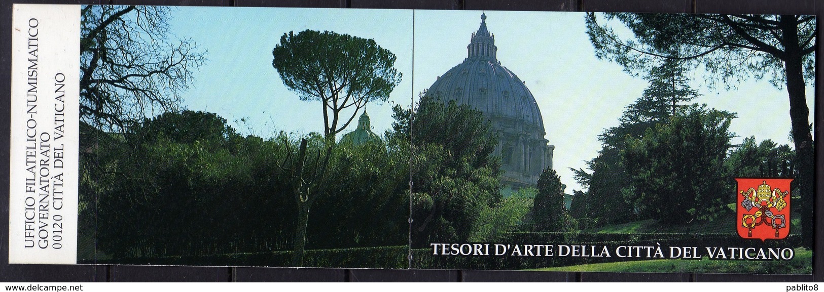 CITTÀ DEL VATICANO VATICAN VATIKAN 1993 TESORI D'ARTE ART TREASURES TRÉSORS ARTISTIQUES LIBRETTO BOOKLET CARNET MNH - Carnets