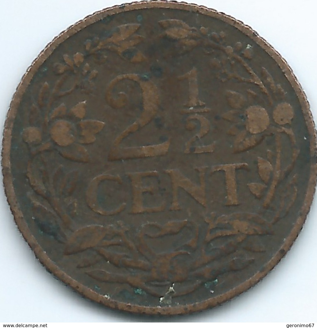 Netherlands - Wilhelmina - 1915 - 2½ Cents - KM150 - 2.5 Centavos