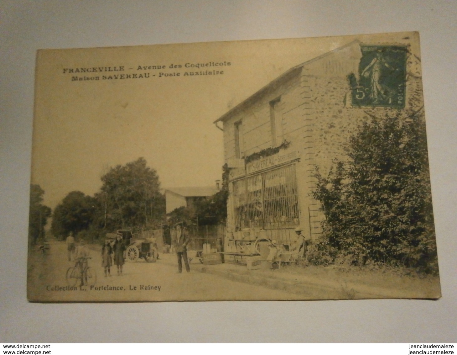 Franceville Avenue Des Coquelicots,seine St Denis 93,voyagée 1915,TBE - Autres & Non Classés