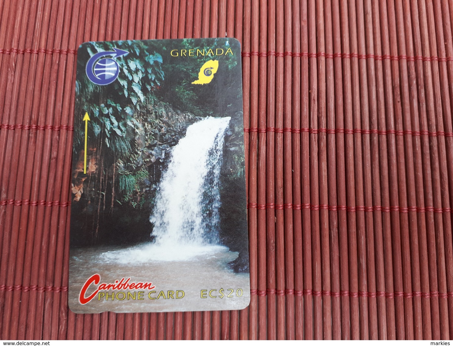 Phonecard Grenada Number 3CGRA Card Has Scratches Not Perfect Used Rare - Grenada (Granada)