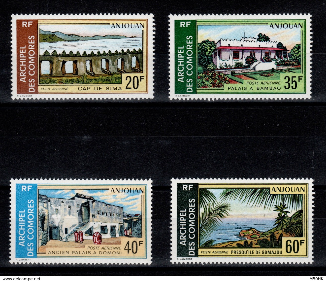 Comores - YV PA 45 à 48 N** Anjouan Cote 7,50 Euros - Airmail