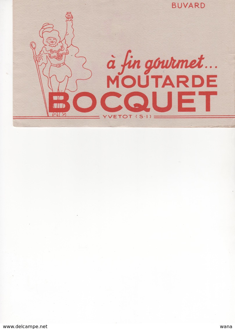 Buvard Bocquet - Moutardes