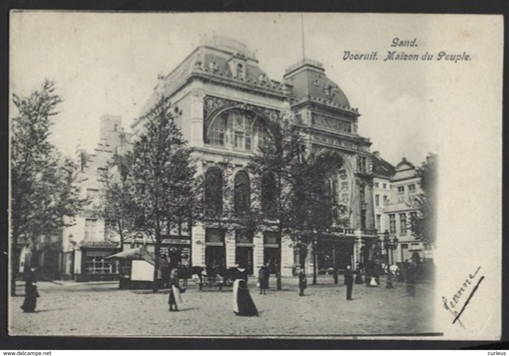 GENT * GAND * VOORUIT * MAISON DU PEUPLE * VRIJDAGMARKT * 1903 * SOCIALISTEN * 2 SCANS - Gent