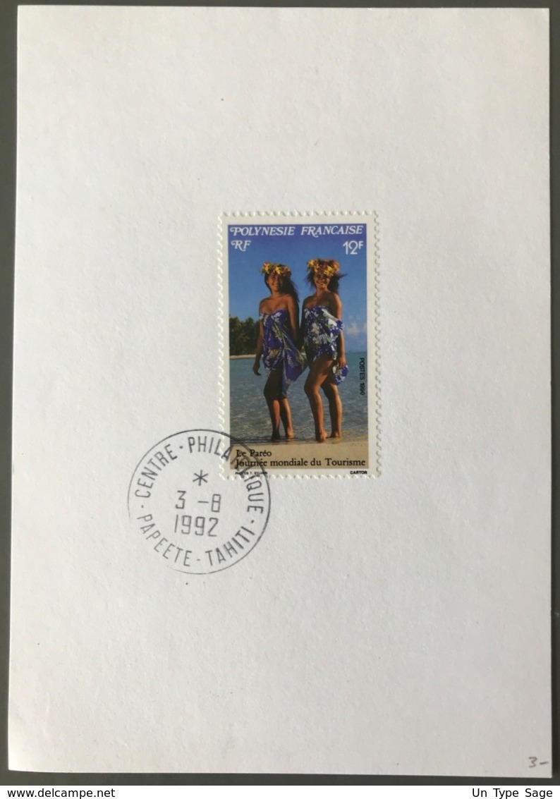 Polynésie Française 1992 - TAD Centre Philatélique PAPEETE TAHITI - (B1826) - Storia Postale