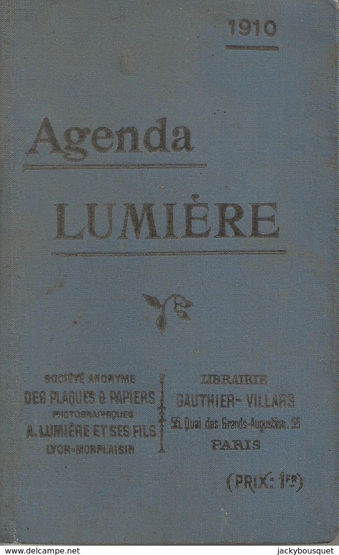 Agenda Lumière 1910 - Audio-Visual