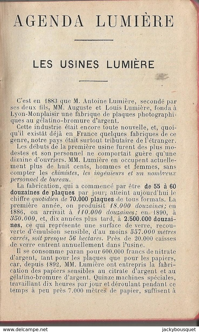 Agenda Lumière 1910 - Audio-Video