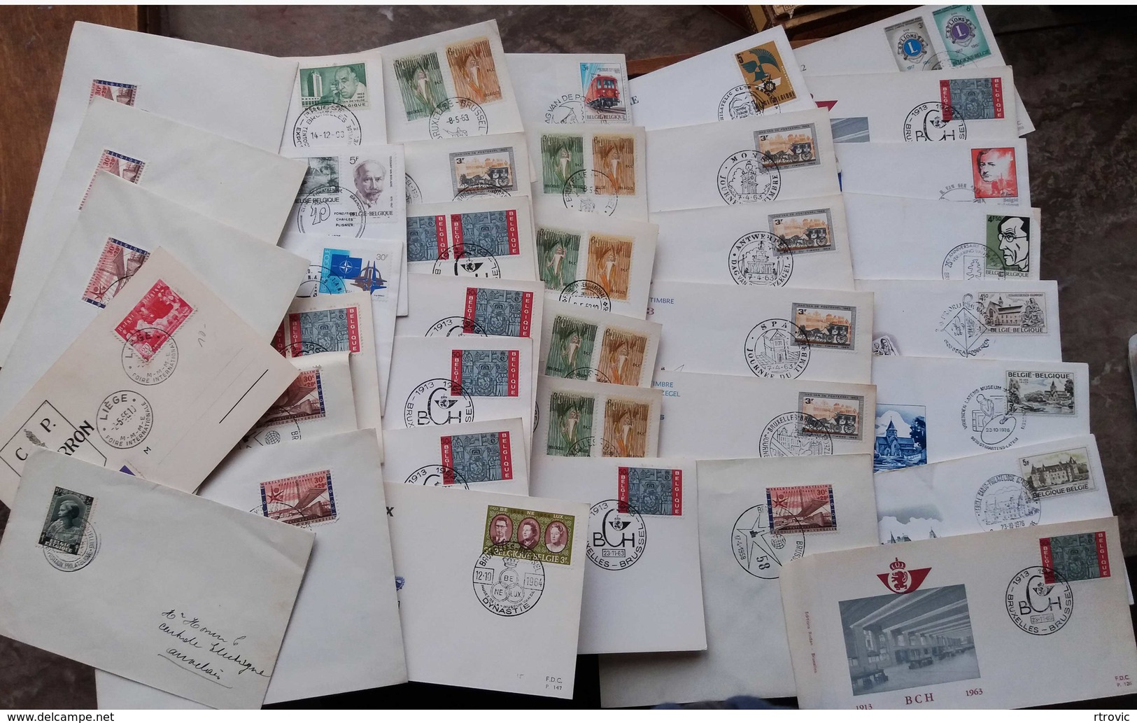 89 Enveloppes Premier Jour (fdc) - Zonder Classificatie