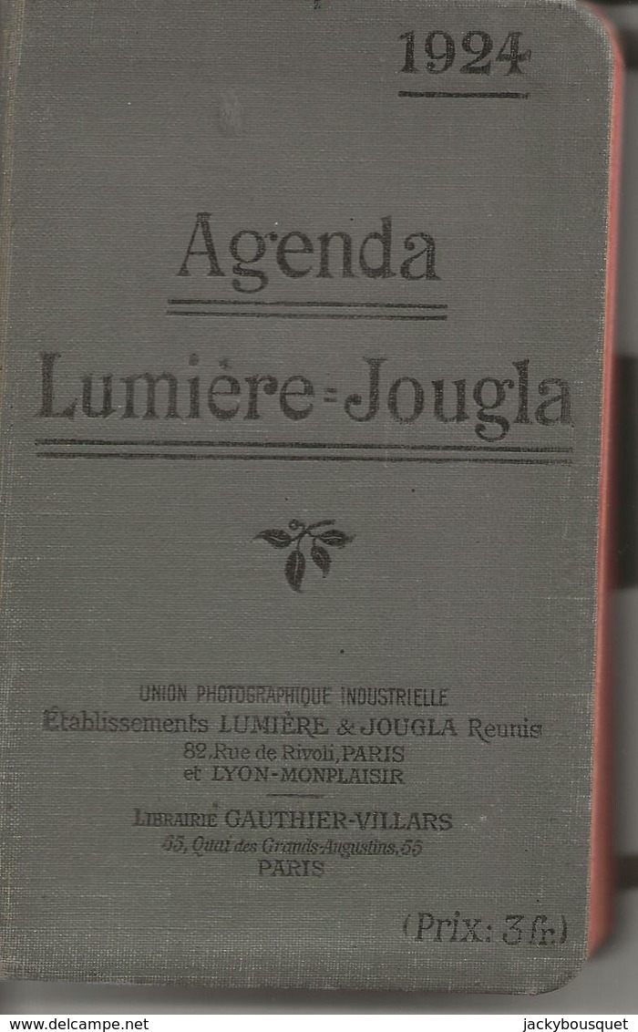 Agenda Lumière- Jougla  1924 - Audio-Visual