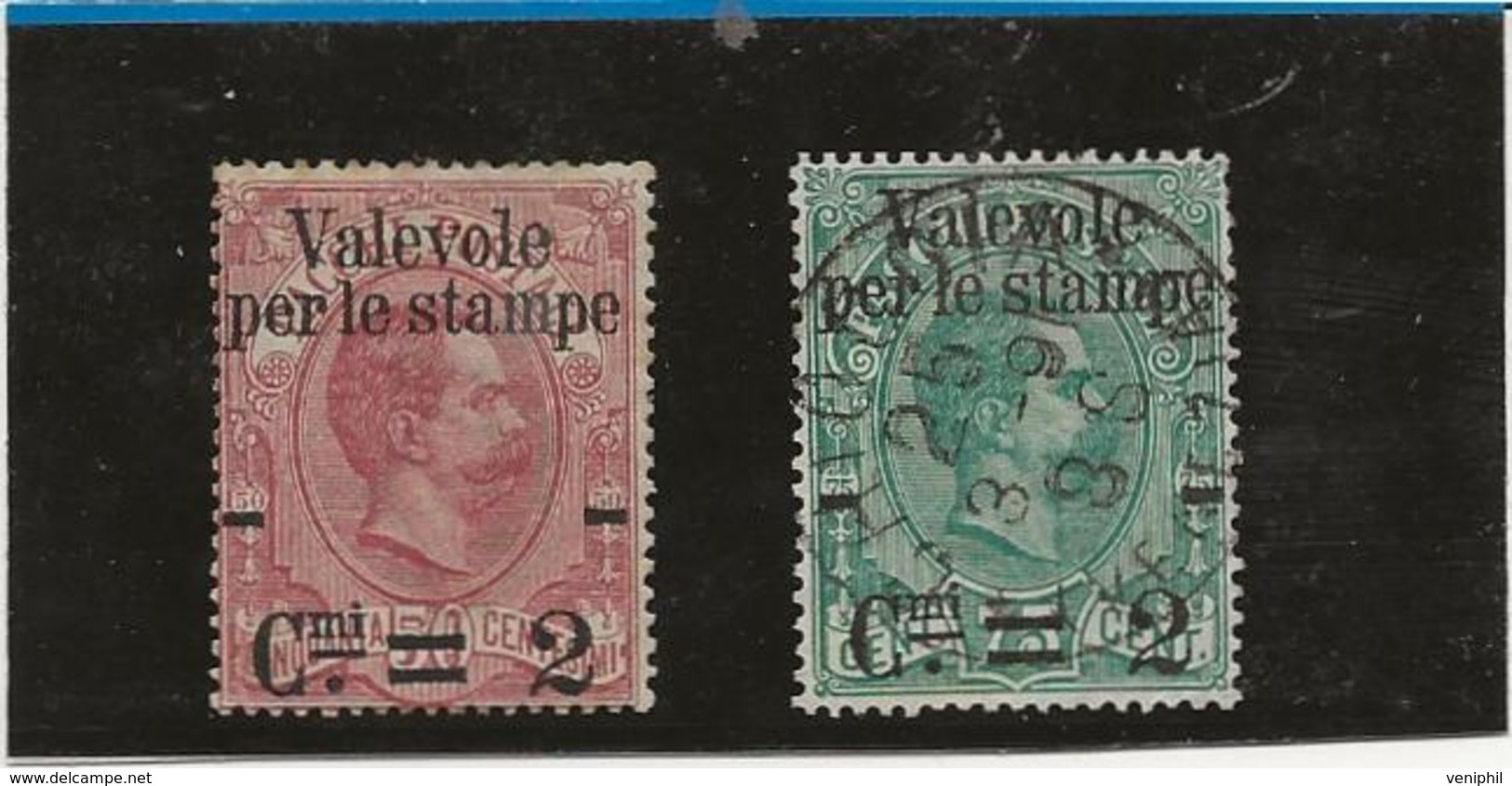 TIMBRES N° 48 NEUF S GOMME + N° 49 OBLITERE - ANNEE 1890 - COTE : 40 € - Usati