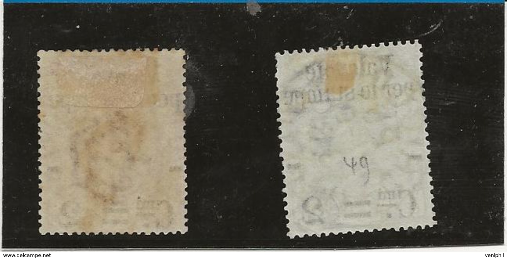 TIMBRES N° 48 NEUF S GOMME + N° 49 OBLITERE - ANNEE 1890 - COTE : 40 € - Gebraucht