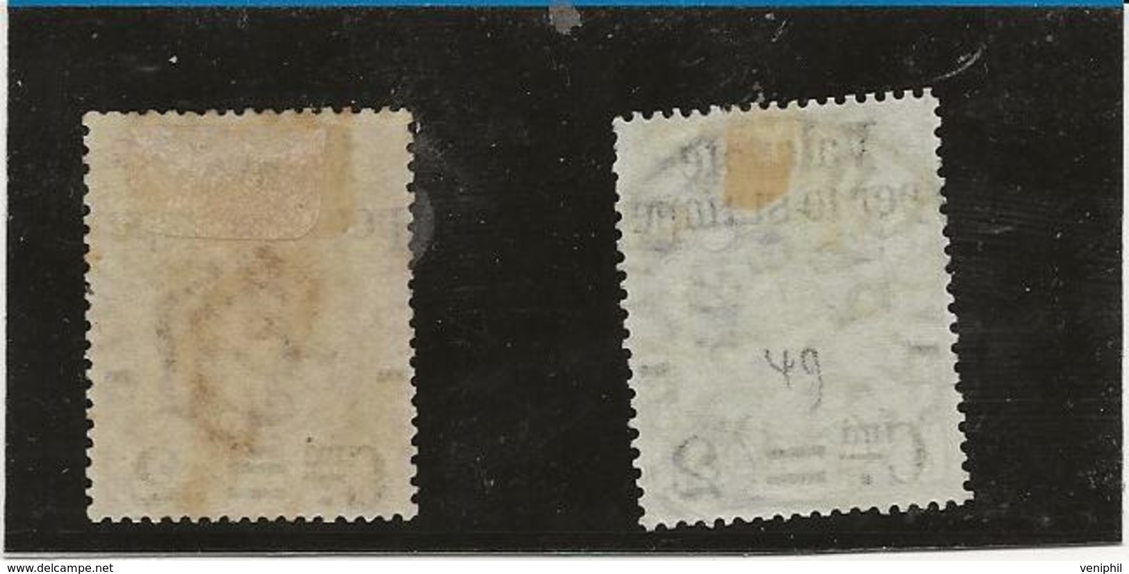 TIMBRES N° 48 NEUF S GOMME + N° 49 OBLITERE - ANNEE 1890 - COTE : 40 € - Used